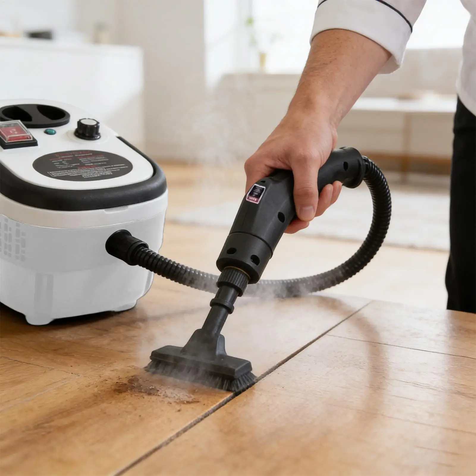 2500w Portable Handheld Steam Cleaner High Temperature Pressurized Steam Cleaning Machine For Kitchen Grout Floor Car Cleaning - view 2
