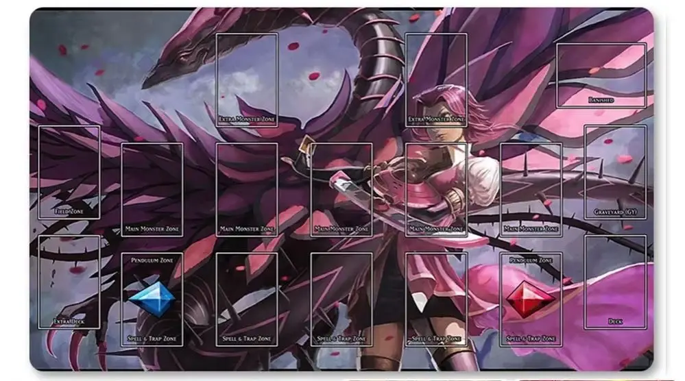 

YuGiOh Playmat Коврик для карточных игр Игровые коврики, совместимые с OCG + бесплатная сумка - 1018835