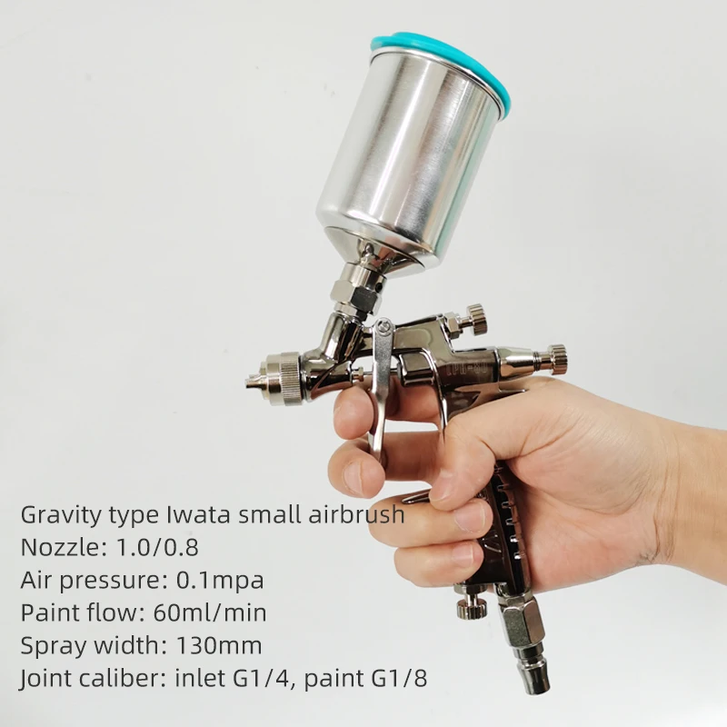 ANEST Iwata LPH-80 Spray Gun Caliber 0.8/1.0 Small Paint Gun Low Pressure Car Quick Paint Repair Atomizing Fine