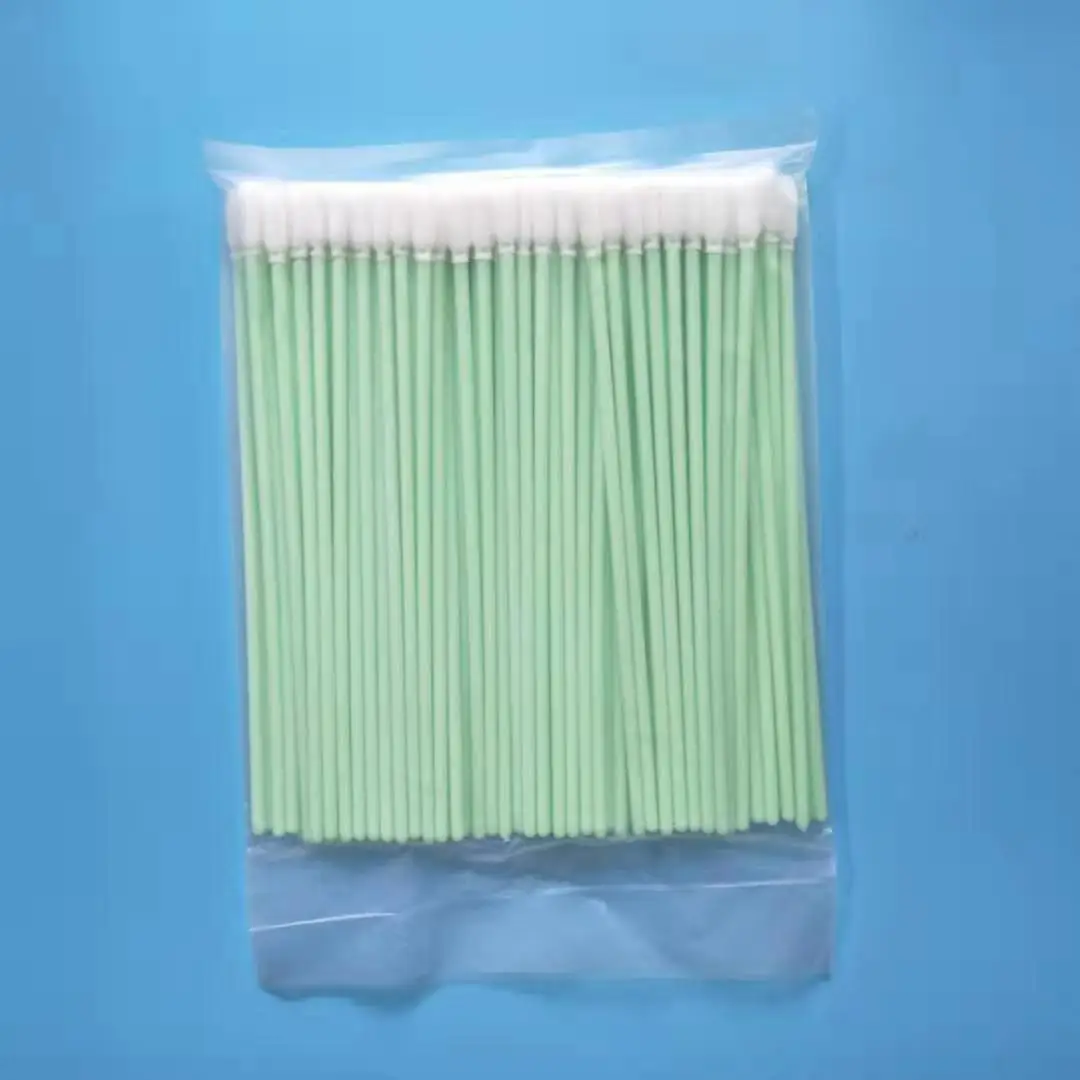

100Pcs ESD Cleanroom Long Handle Foam Swab Lint Free Sponge Tip Stick Foam Stick For Camera Optical Lens Printer Head Clean 740