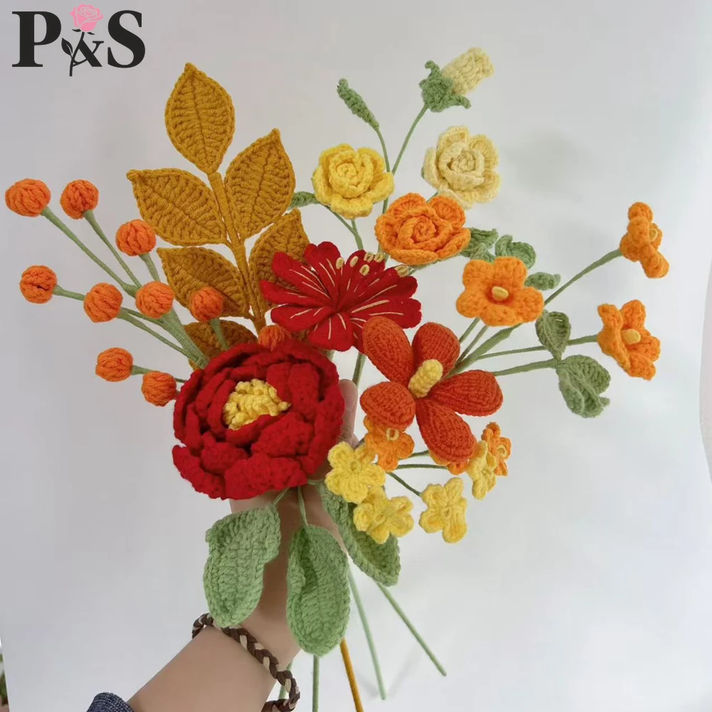 Buket Bunga Rajutan Tangan Mew - Home Decor Tulip ulasan dan harga