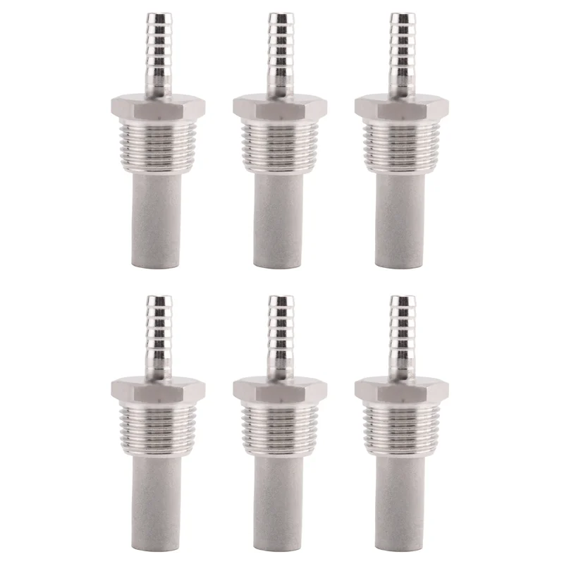 

A76K 6X домашний пивоваренный линейный диффузионный камень оксигенации, аэрационный камень 1/2 Npt, карбоновый камень