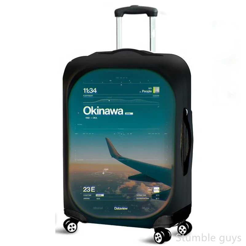 

Прочный эластичный чехол для чемодана, защитный, пыленепроницаемый, моющийся, практичный для авиаперелетов и поездок на автомобиле, 18-32 дюйма