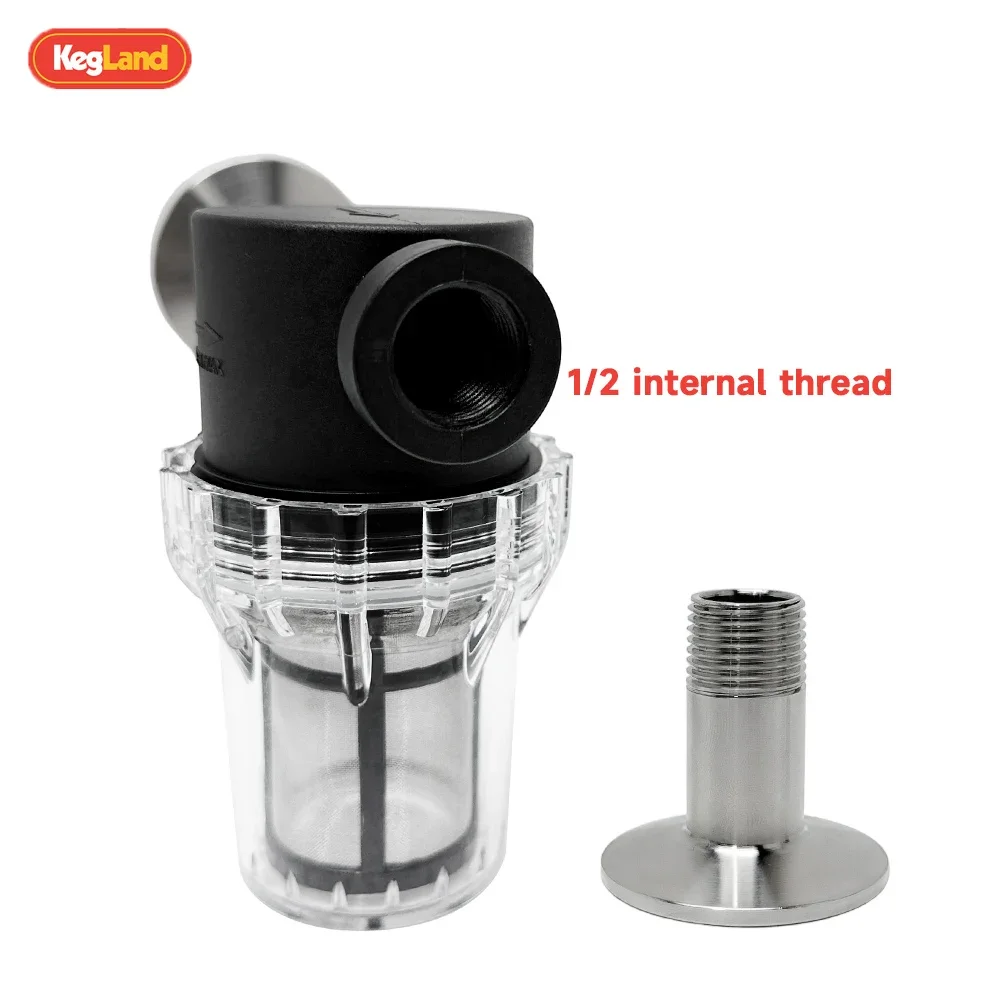 KegLand 1.5inch Chuck Filter (80/100 Mesh ) Quick Installation Filter System Garden Supply Beer Craft Brewing