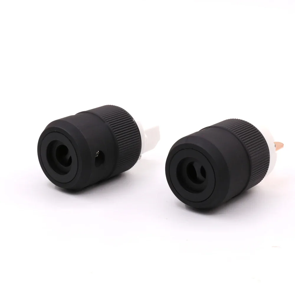 Hi-End Pure copper AU Mains Power Plug Male Copper Connector Cable Cord 3 Pin HiFi AMP CD player