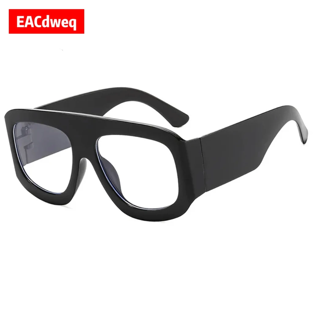 Men Women Oversized Square Sunglasses New Latest Fashion Trendy INS Party Glasses Unisex Stylish Anti-blue Light Eyewear