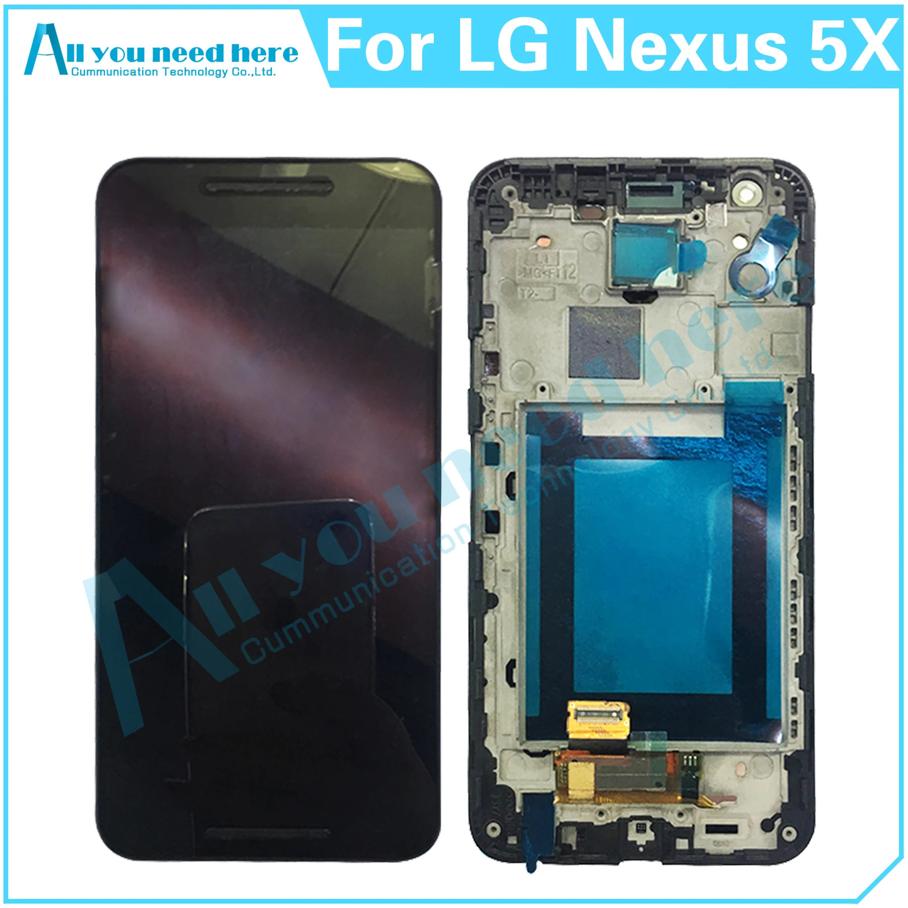 100% Test For LG Nexus 5X H791 LCD Display Touch Screen Digitizer Assembly Repair Parts Replacement