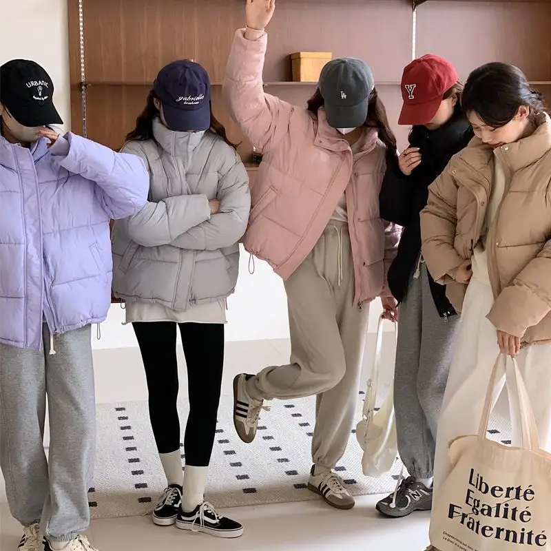 

Parkas Womens Flower Women Coat Winter Polyamide Downfilled Double-Layered Multi-Pockets Zip-Up Functional Techwear Insulated OL