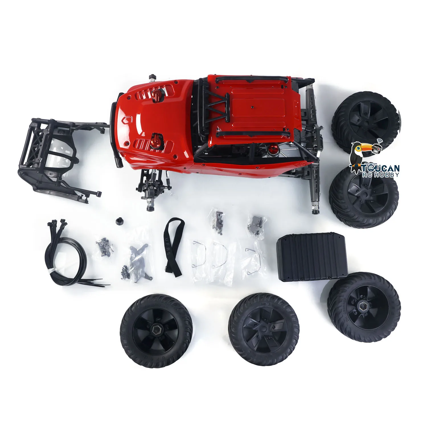 

RC Off Road Vehicle GR1 Pro Kit 1/5 DIY Пульт дистанционного управления Rock Crawler Автомобиль Металлические приводные валы Пластиковый корпус Без электронной части