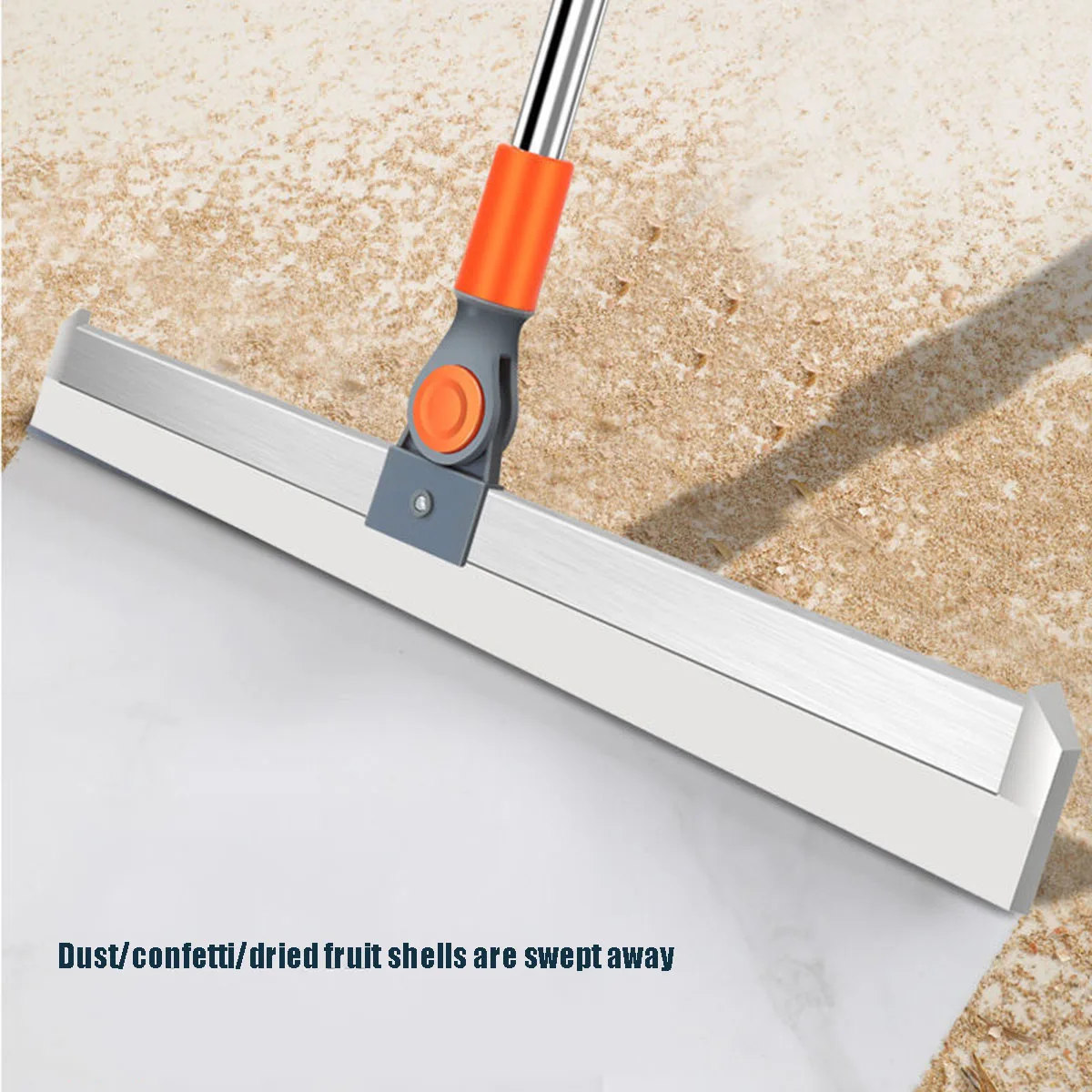 Make everyday cleaning easier with a 50cm floor squeegee featuring an extendable aluminum handle and 180° rotating head. Ideal for suitable floors and smooth surfaces.