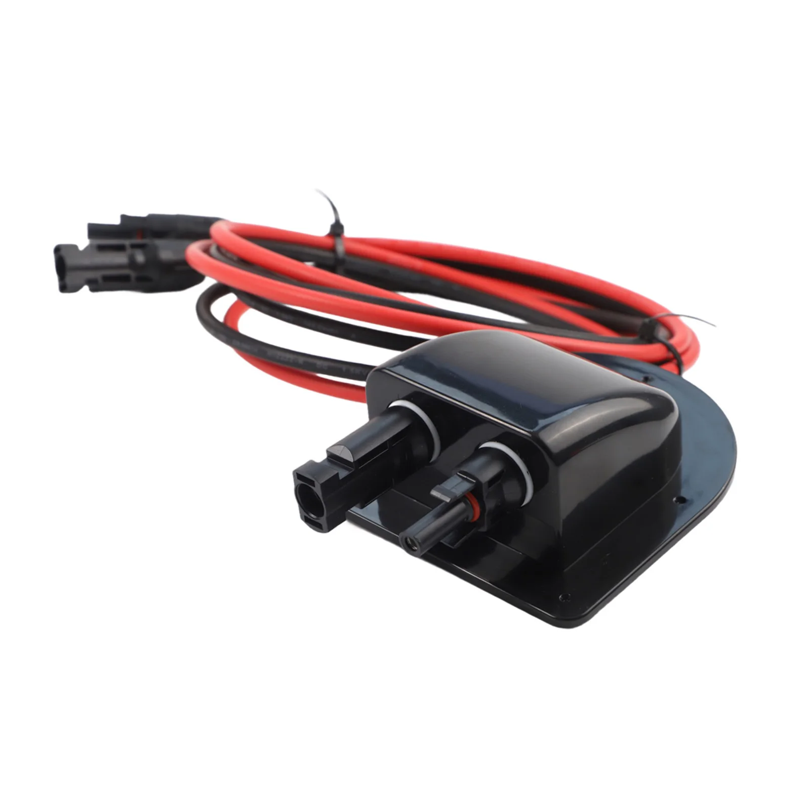 

2-метровый солнечный кабель-удлинитель с вводным уплотнителем, удобные разъемы для аккумуляторов, высокопроводящие медные провода