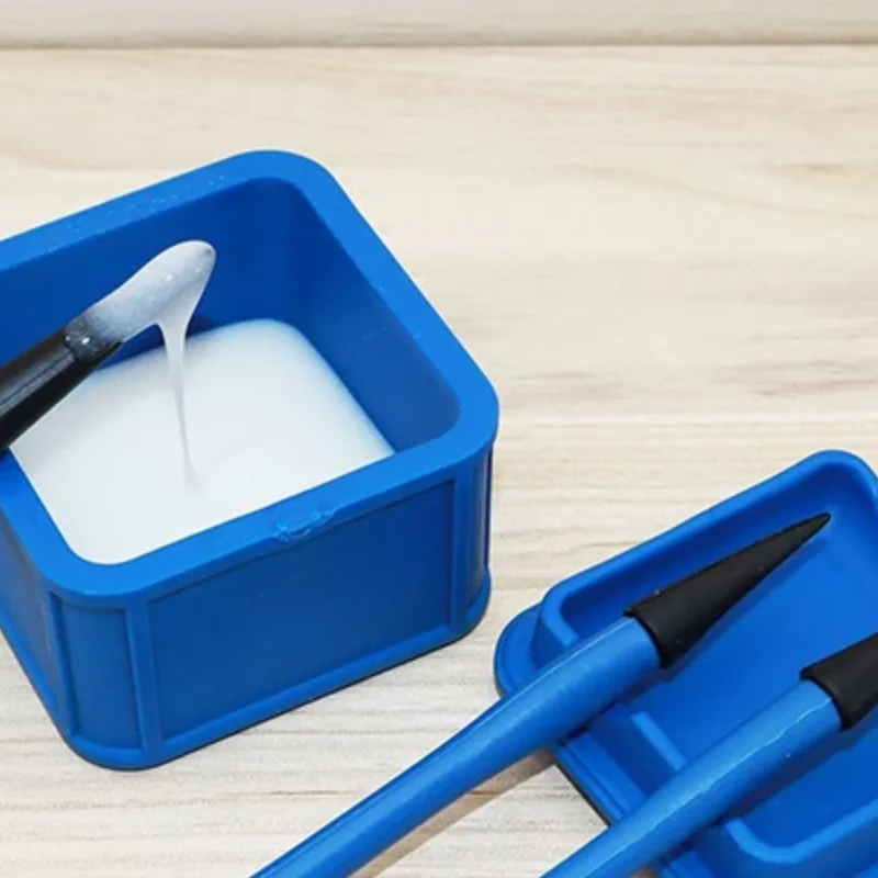 

Silicone Glue Brush Kit 4pcs/Set Woodworking Gluing Kit Woodworking Glue Applicator Set Portable DIY Hand Tool Reliable