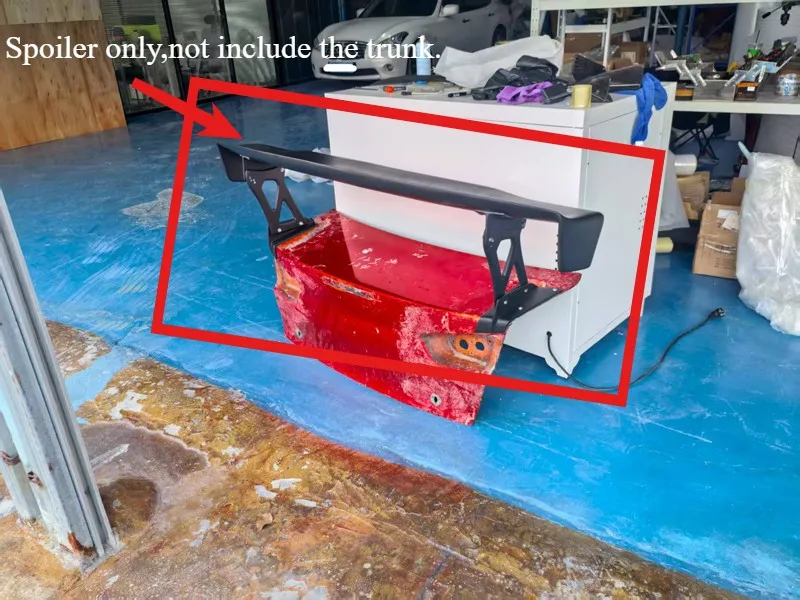 

For Mitsubishi EVO 10 X 1600mm Rear Trunk GT Spoiler Wing Diffuser FRP Unpainted