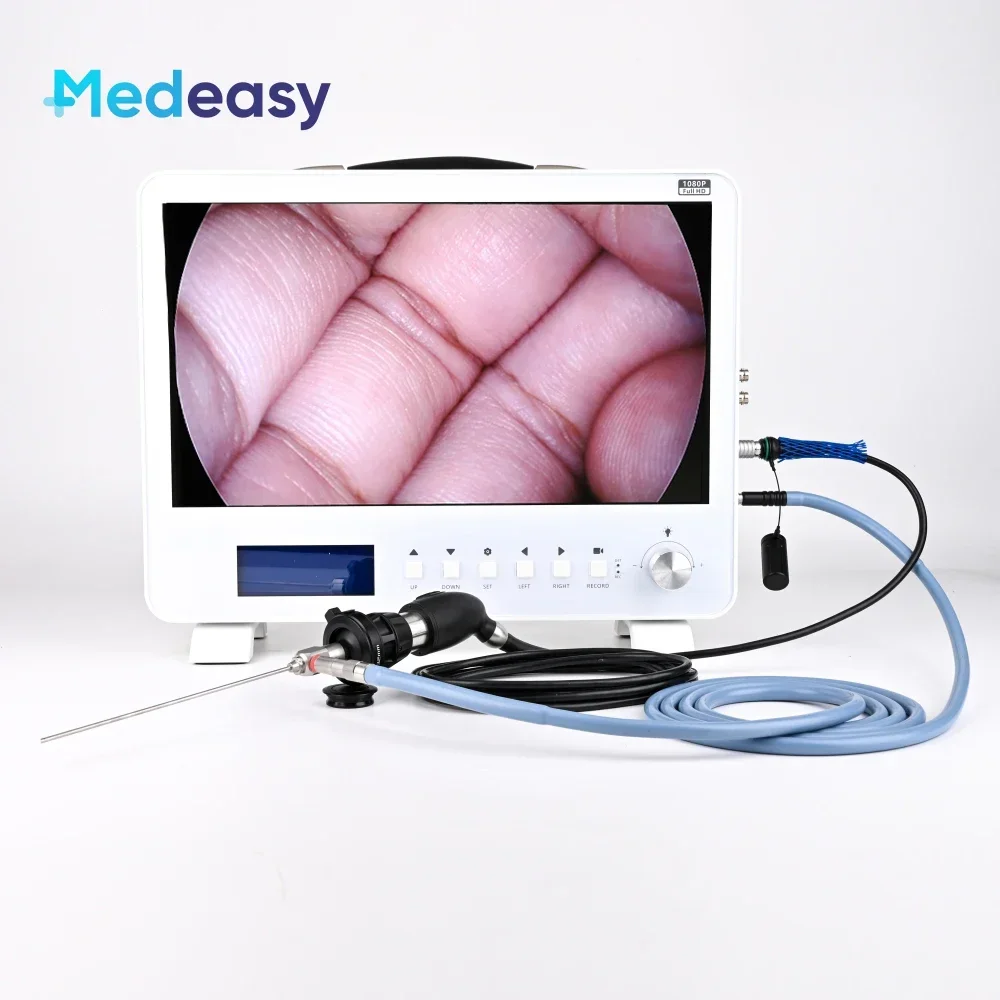 19 Inch All in One 1080P Full HD Medical Endoscope Camera System with 80W Led Light Source and USB Storage Record Function