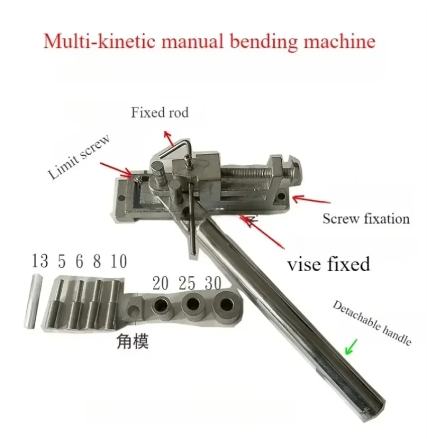 

Manual Bending Machine Tool DIY Pipe Bending Machine Is Suitable for All Kinds of Bendable Metal wire flat iron Materials