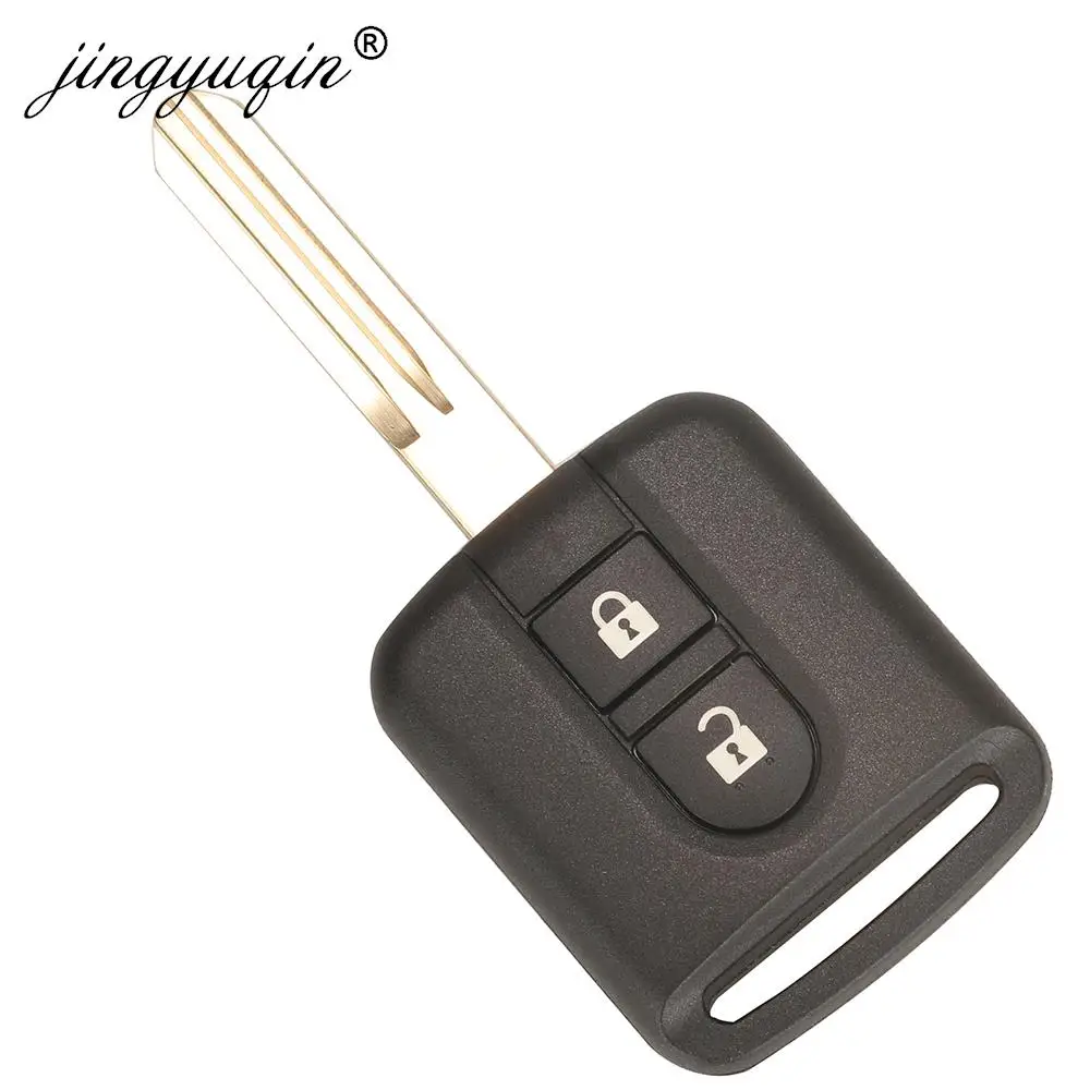 jingyuqin 5WK4 876/ 818 433MHz ID46 Chip Key Fob For Nissan Elgrand X-TRAIL Qashqai Navara Micra Note NV200 2 Button Remote Key