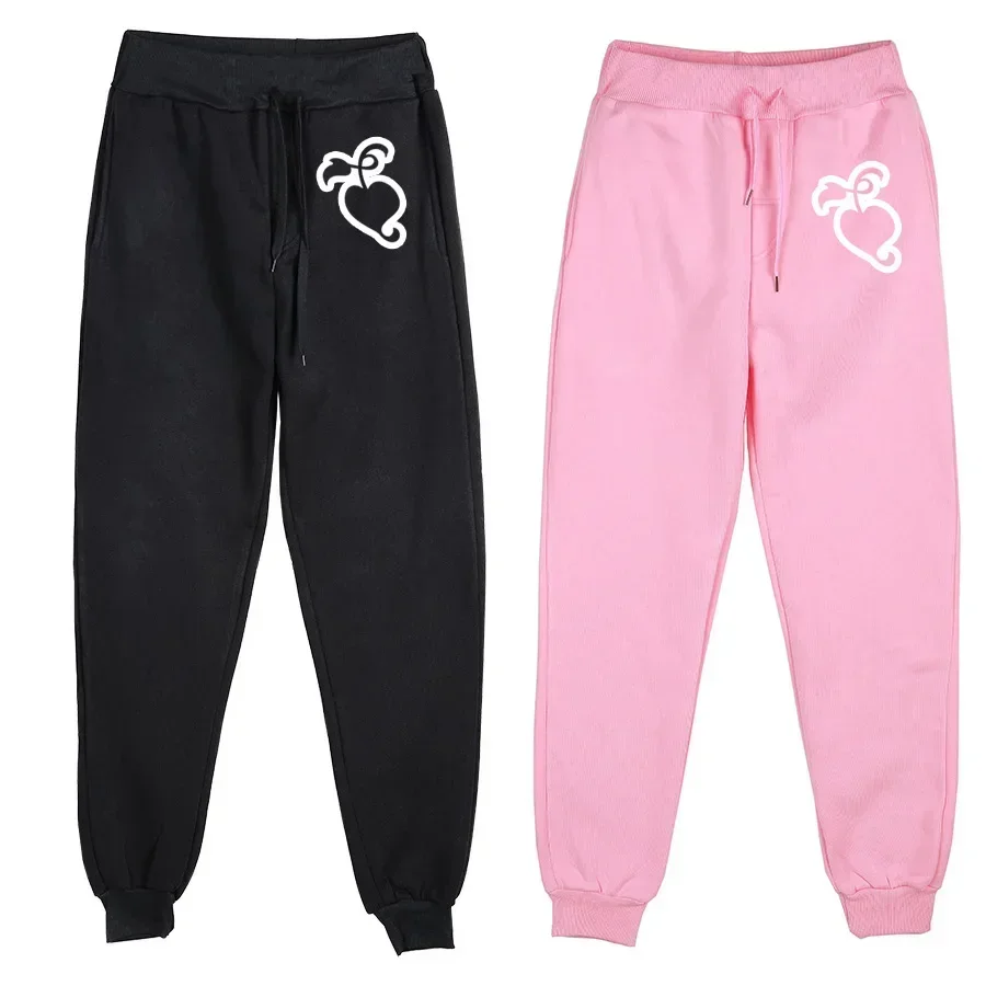 2025 Autumn and Winter Women's Printed Design Outdoor Sports Fitness Running Loose and Comfortable Small Foot Guard Pants