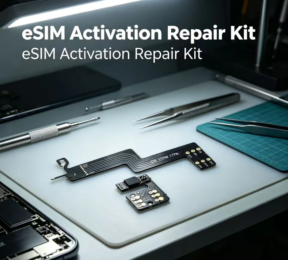 DB IC eSIM2 Flex Cable For iPhone 17 Pro 17 Pro Max No CNC Frame Milling Direct eSIM working Stable Signal Phone Repair
