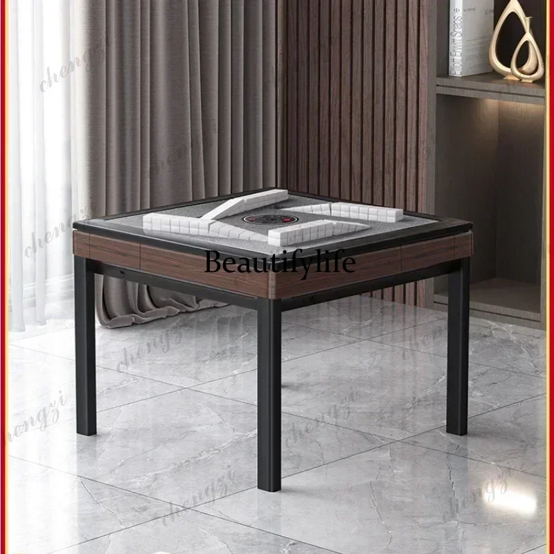 Roller Coaster Mahjong Machine Automatic Household Folding Dining Table