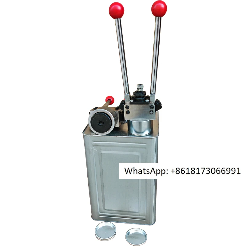Square bucket sealing pliers, iron bucket external pressure capping device,