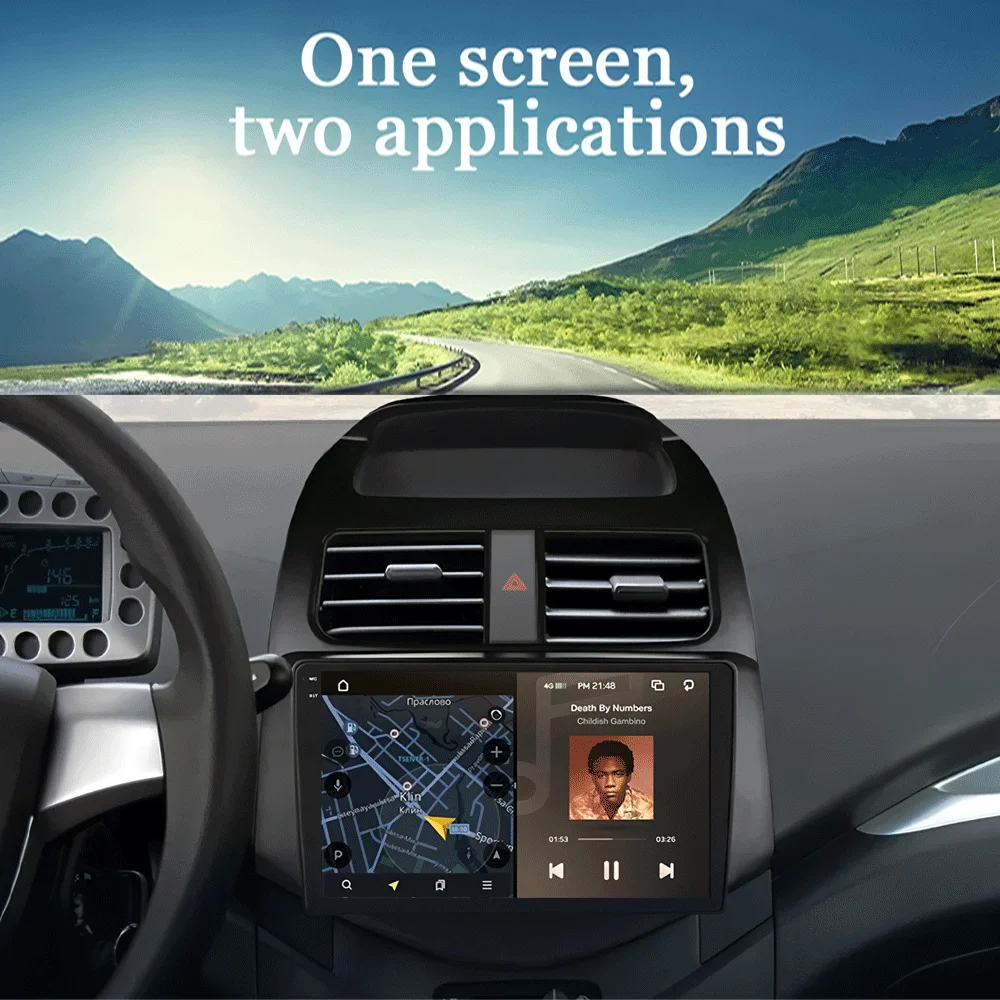 Android 16 video Player Carplay Car Radio For Chevrolet Spark Beat Matiz Creative 2010 2011 2012 2013 2014 Multimedia GPS Stereo