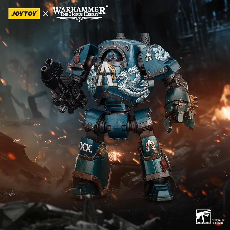 JOYTOY Warhammer 40K 1/18 Action Figure Alpha Legion the XXth Legion Primarch Alpharius Contemptor Dreadnought Saboteur Consul