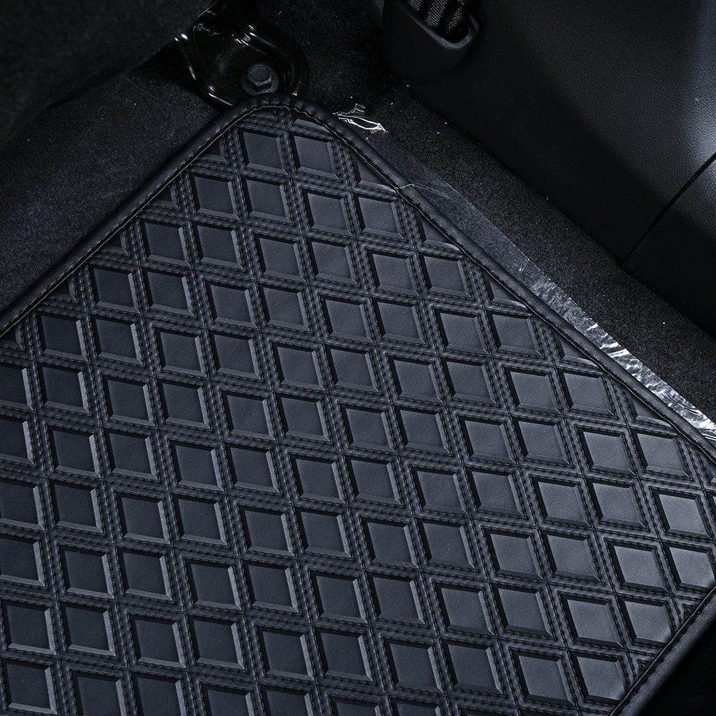 

4pcs Car Mat Supplies Waterproof Non-Slip Front Rear Vehicle Foot Mats Durable Auto Floor Cover Comfortable Design Car Interior