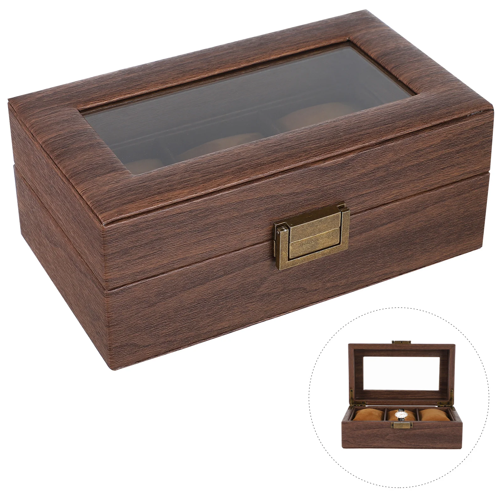 

3 Slots Watch Display Box Quality Watch Storage Case Organizer for Watches Jewelry Packing Box Practical Design
