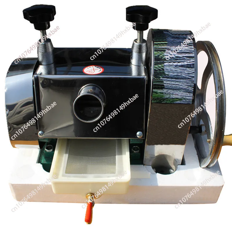 Hand-cranked Sugarcane Juicer, Hand-operated Press, Sugarcane Machine, Desktop Stainless Steel Juicer