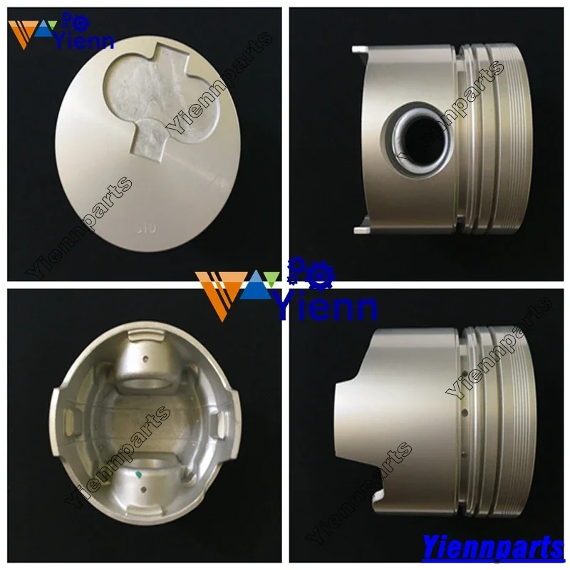 2L 2L-II 2LT Piston Assy & Pin Set 13101-54060 13101-54070 13101-54080 For Toyota Chaser Crown Corona MarkII Engine Parts