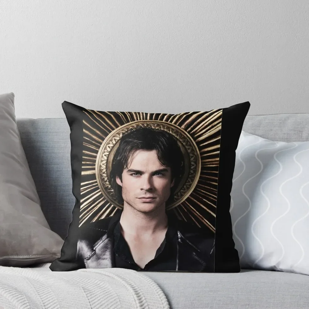 

Damon Salvatore Throw Pillow autumn decoration christmas decorations 2025 pillow