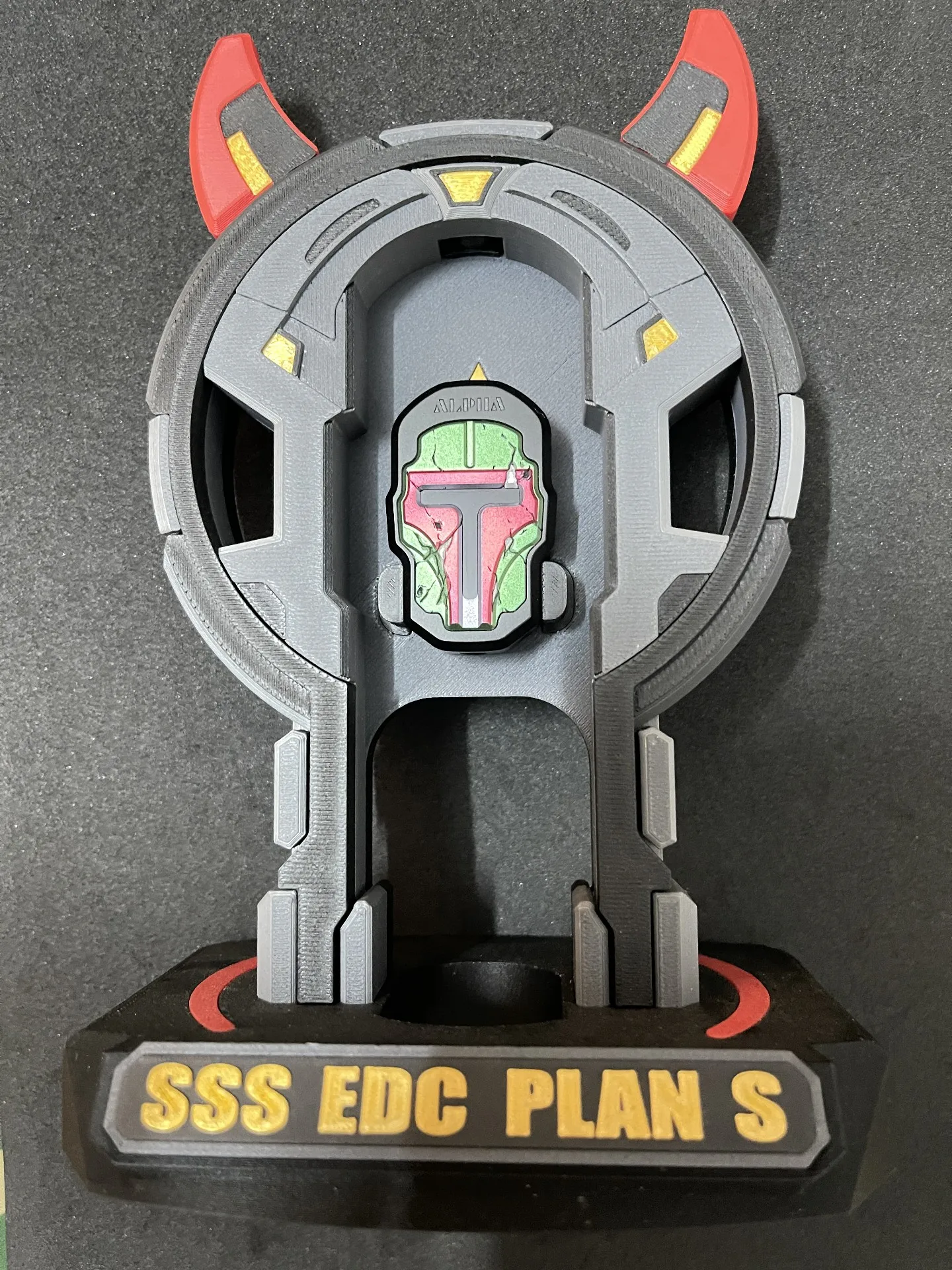 Used EDC SSS Α Coefficient Mechanical Push Card + Base, The Box Is Fully Equipped, Only Unpacked, No Bumps and No Scratches.