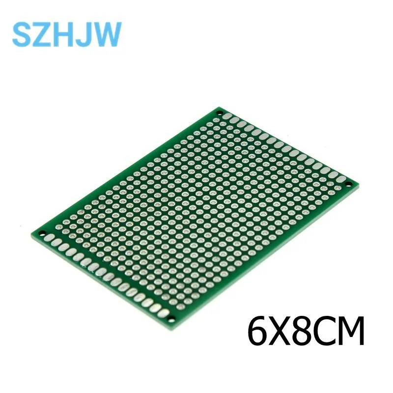 2x8 3x7 4x6 5x7 6x8 7x9 8x12 9x15cm Green PCB dual panel Board DIY Universal Prototype Board Protoboard Kit