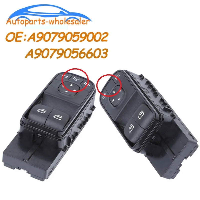 

New Electric Power Window Control Switch A9079059002 A9079056603 9079059002 Fit For 2018- 2021 Mercedes Benz Sprinter 3500 XD