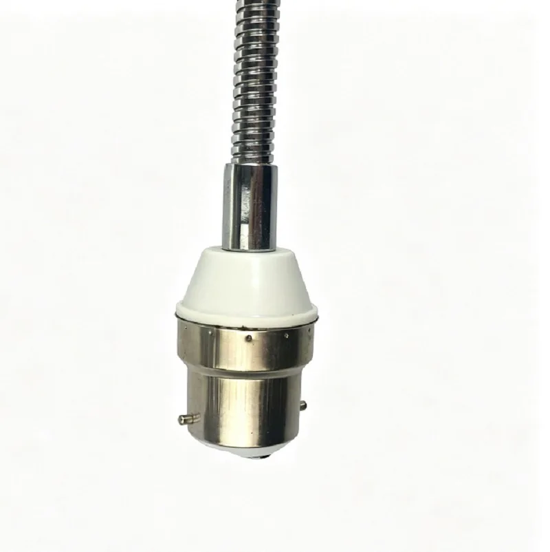 B22 to E27 360d adjustable Flame Retardant PBT 10CM Extension LED Lamp base Bulb Socket extender adapter Light Holder Converter