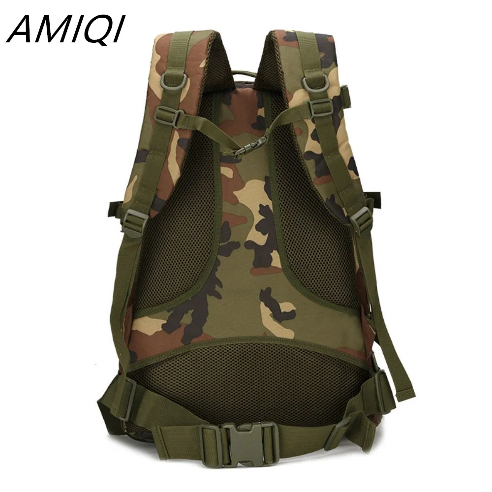 AMIQI 3D Backpack Outdoor 800D Oxford Backpacks Multi-functional Travel Camping Camouflage Backpack Bags mochila hombre