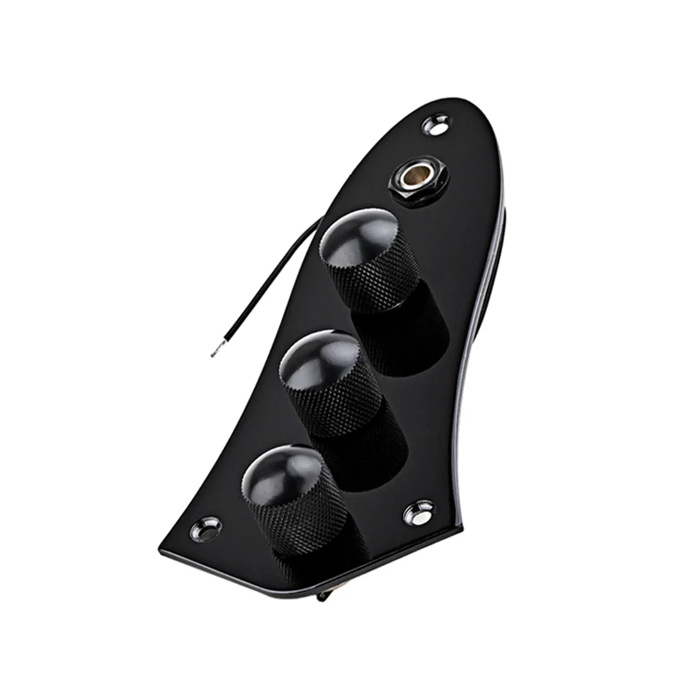 

1Set Electric Guitar Control Plate Loaded Durable Iron Control Board Replacement for Jazz Guitar Parts Supplies