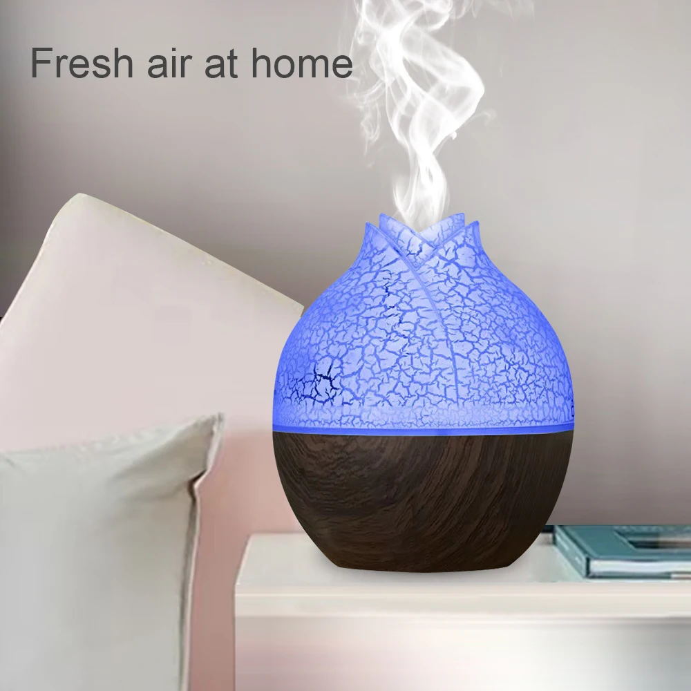 Smart Touch Control Humidifier  130ml Ultrasonic Diffuser with LED Lights & USB Port, Perfect for Workspaces or Bedrooms