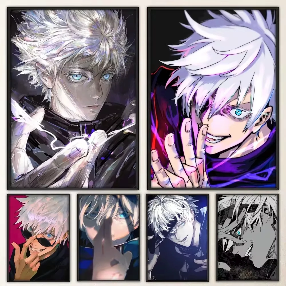 لوحة زخرفية معلقة على الحائط ، ملصق Gojo Tsu Haixian ، فن الطباعة العتيق ، المنزل ، الحمام ، المطبخ ، ملحقات البار #1