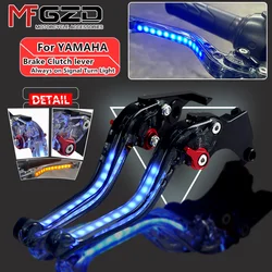 New For YAMAHA TMAX 500 530 SX DX 560 Motorcycle Accessories Light-up Signal Turn light Adjustable Brake clutch Handle levers