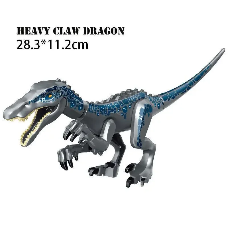 Jurassic World Brutal Raptor Bouwstenen Dinosaurus Model Tyrannosaurus Indominus T-Rex Monteren Educatief Speelgoed Voor Kinderen Gift