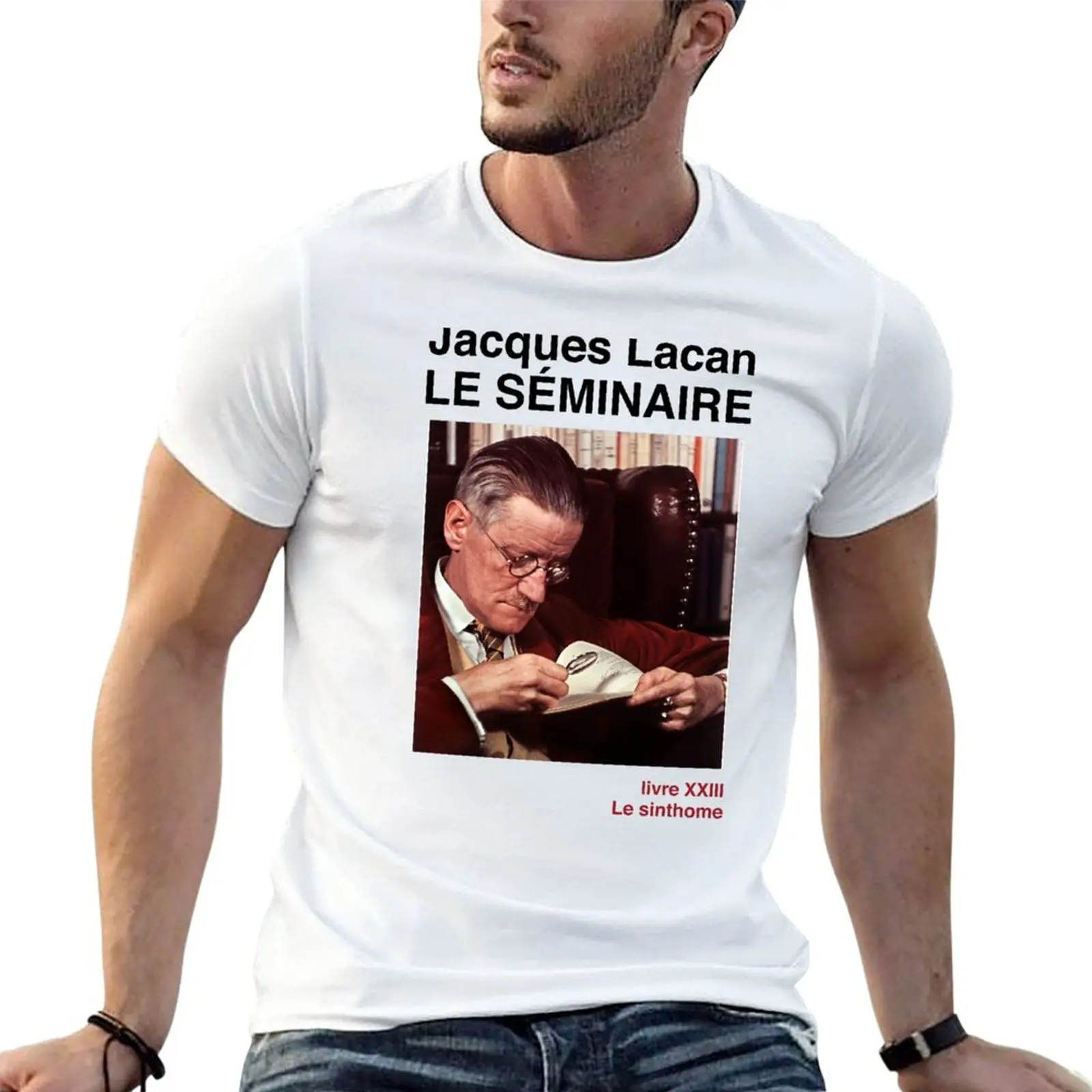 New Jacques Lacan's Seminar XXIII Le sinthome T-Shirt graphic t shirts aesthetic clothes mens workout shirts