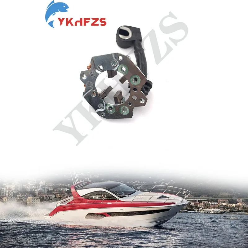 

69J-81840-10 Держатель щеток в сборе для подвесных лодочных моторов Yamaha 4T 60-70-150-225-250-300 л.с. 69J-81840 69J-81840-00