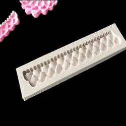 Lace Curtain Shape Silicone Cake Mold Kitchen Baking  for Clay Chocolate Pastry Candy Sugar Craft Fondant Decorating Tools