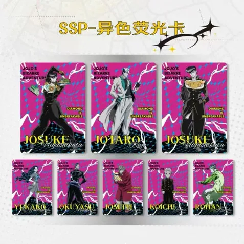 Original JOJO's Bizarre Adventure Card The Indestructible Diamond Series Anime Character Collection Cards Whole Box Toys Gifts view 4