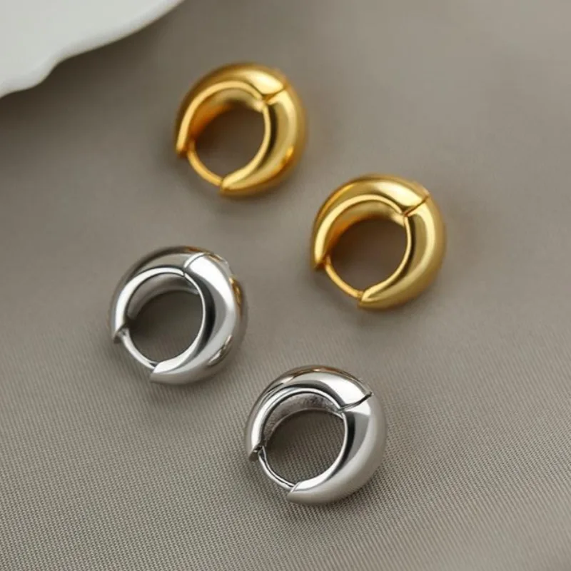 

Серьги-гвоздики из стерлингового серебра 925 пробы, простые, классические, 18K, для женщин, на свадьбу, помолвку, изысканные ювелирные украшения, роскошные подарки