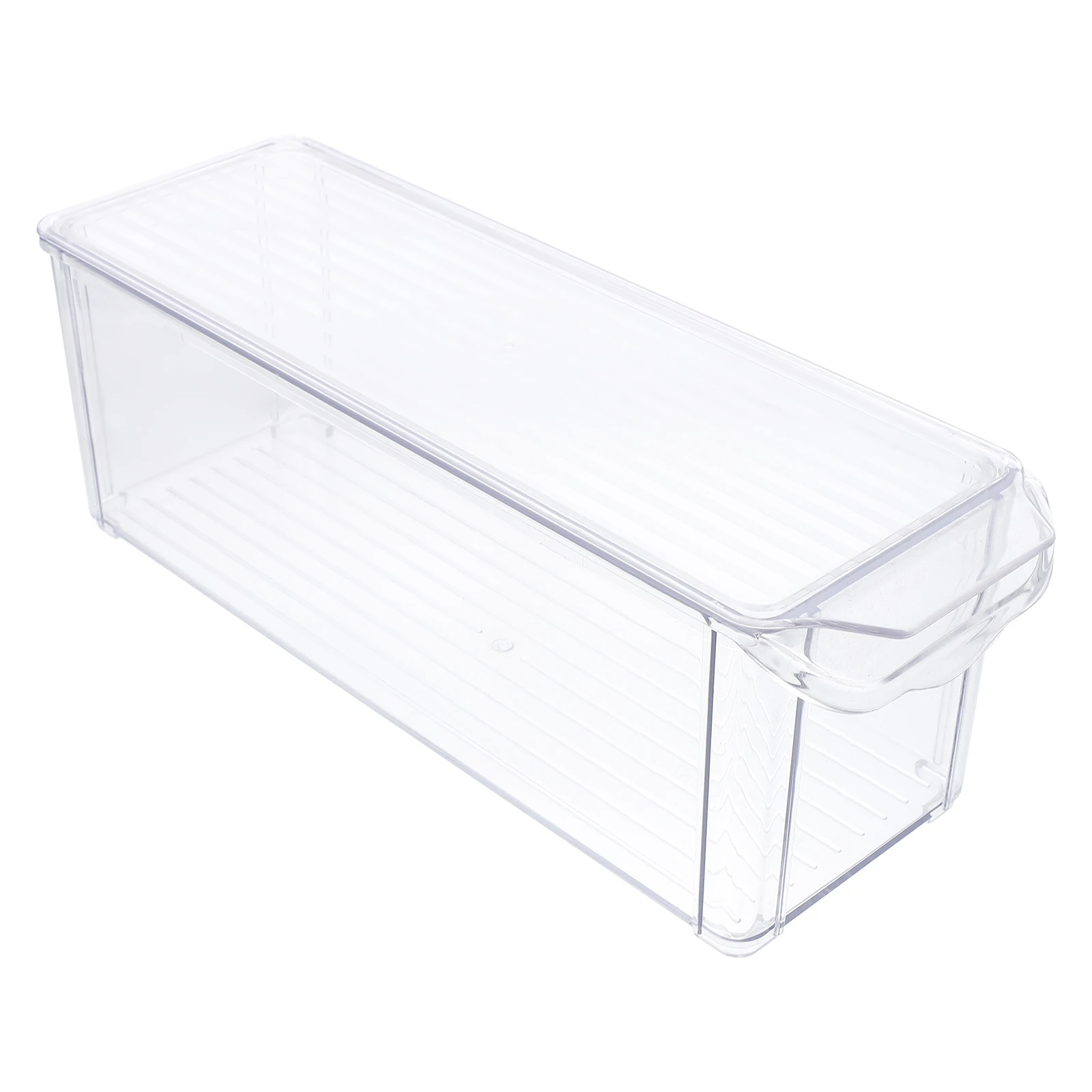 

1pc Vegetable Box Transparent Sealed Dust Proof Fresh Food Container Fridge Organizer Plastic Storage Box Refrigerator Use