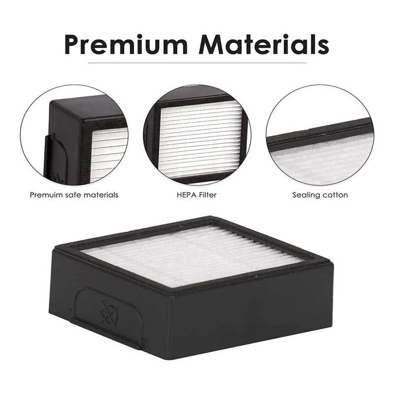 A46T 16PCS Replacement HEPA Filter for iRobot Roomba Combo J7+ J9+ Robotic Vacuum Cleaner HEPA Filters Accessory Kit