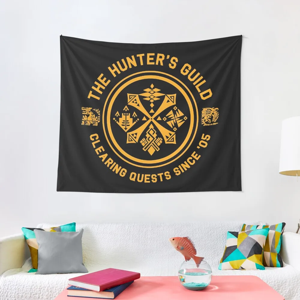 

Monster Hunter - The Hunters Guild Tapestry For Bedroom Carpet On The Wall Decorative Wall Home Decorators Tapestry