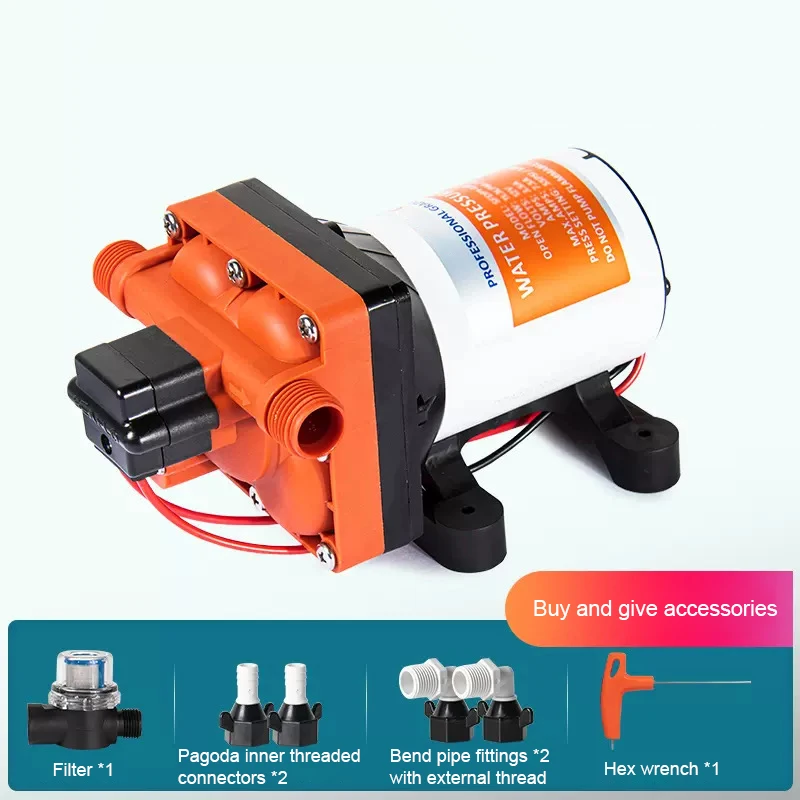 Wholesale 12V DC Booster Pumps RV Water Pump And Agricultural Spray Diaphragm Pump With CE Certification Marine Category